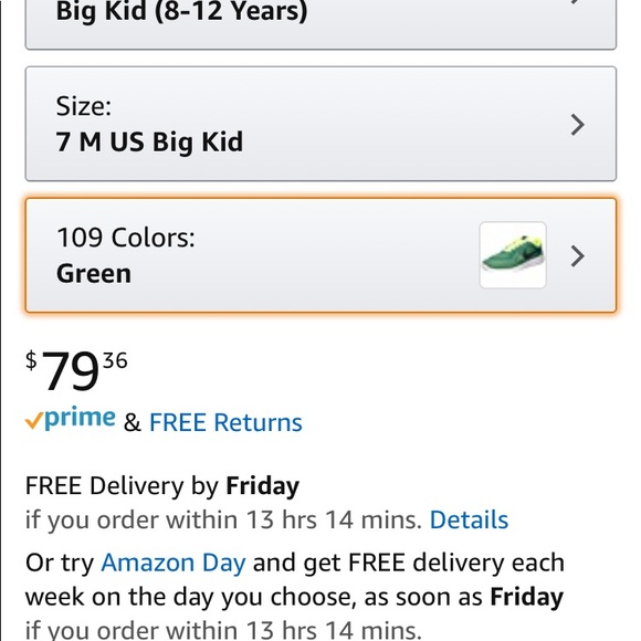 Nike Free Run 7Y (or women’s 8) green/volt NIB - Picture 7 of 7